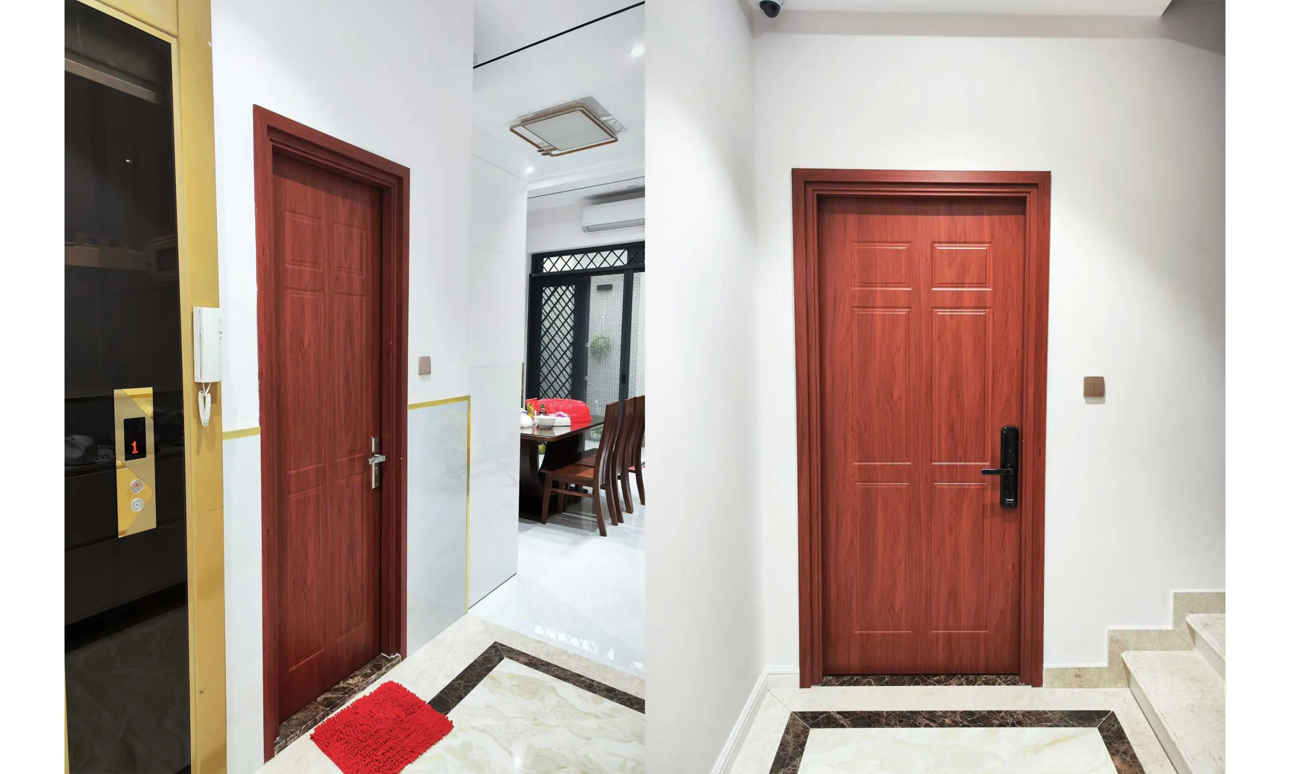 Mẫu Cửa Nhựa Giả Gỗ