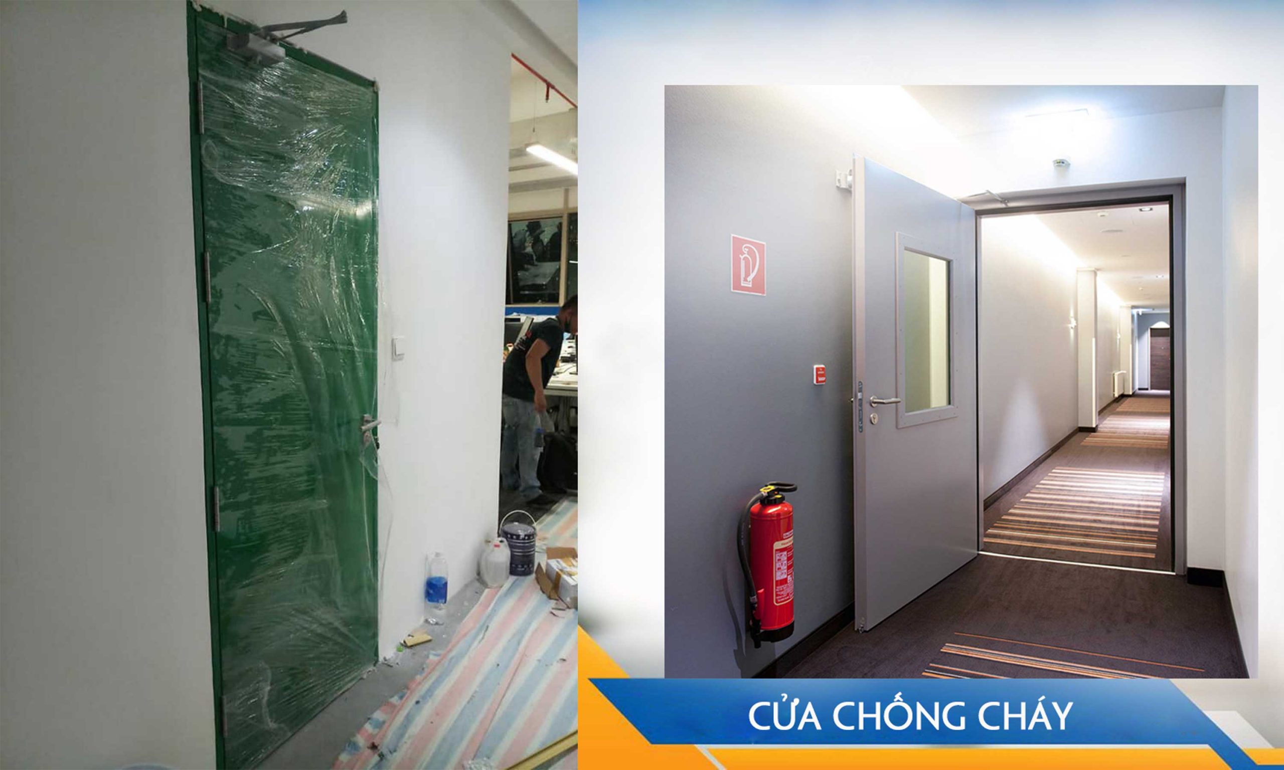 Cửa Thép Chống Cháy Chung Cư