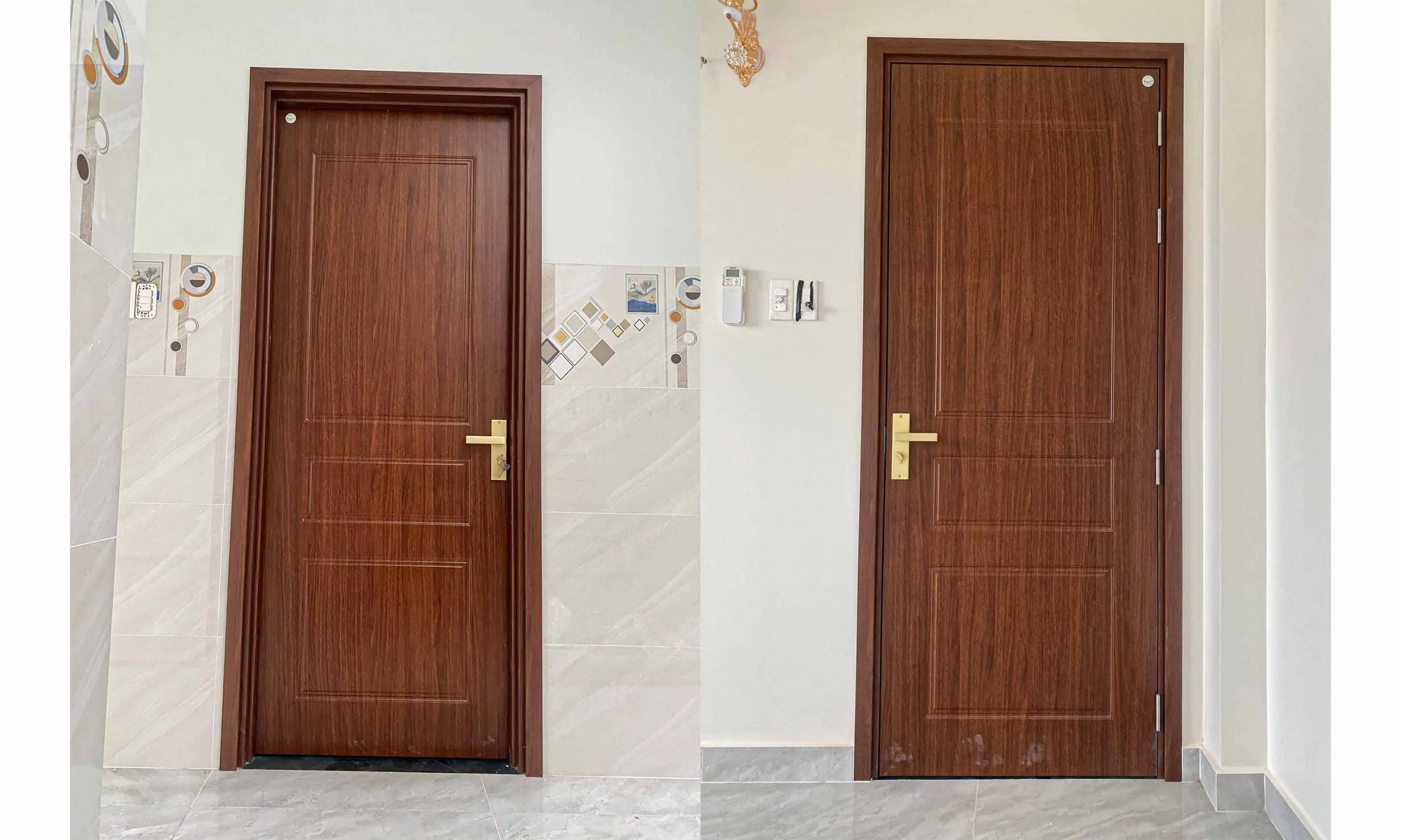 Mẫu Cửa Nhựa Giả Gỗ