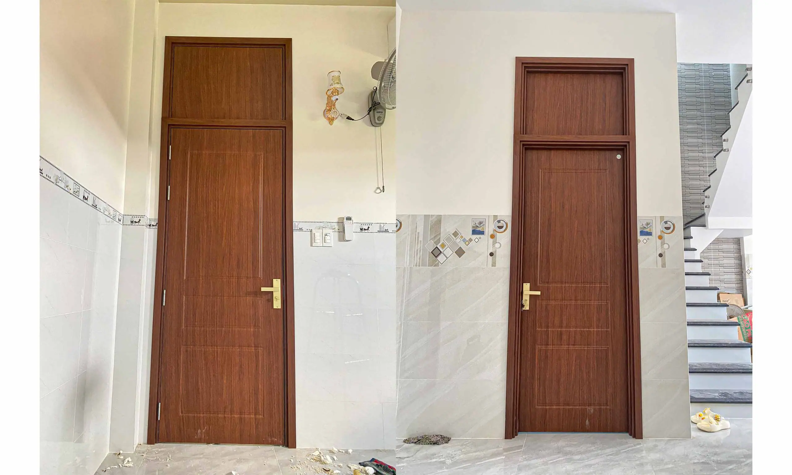 Mẫu Cửa Nhựa Giả Gỗ