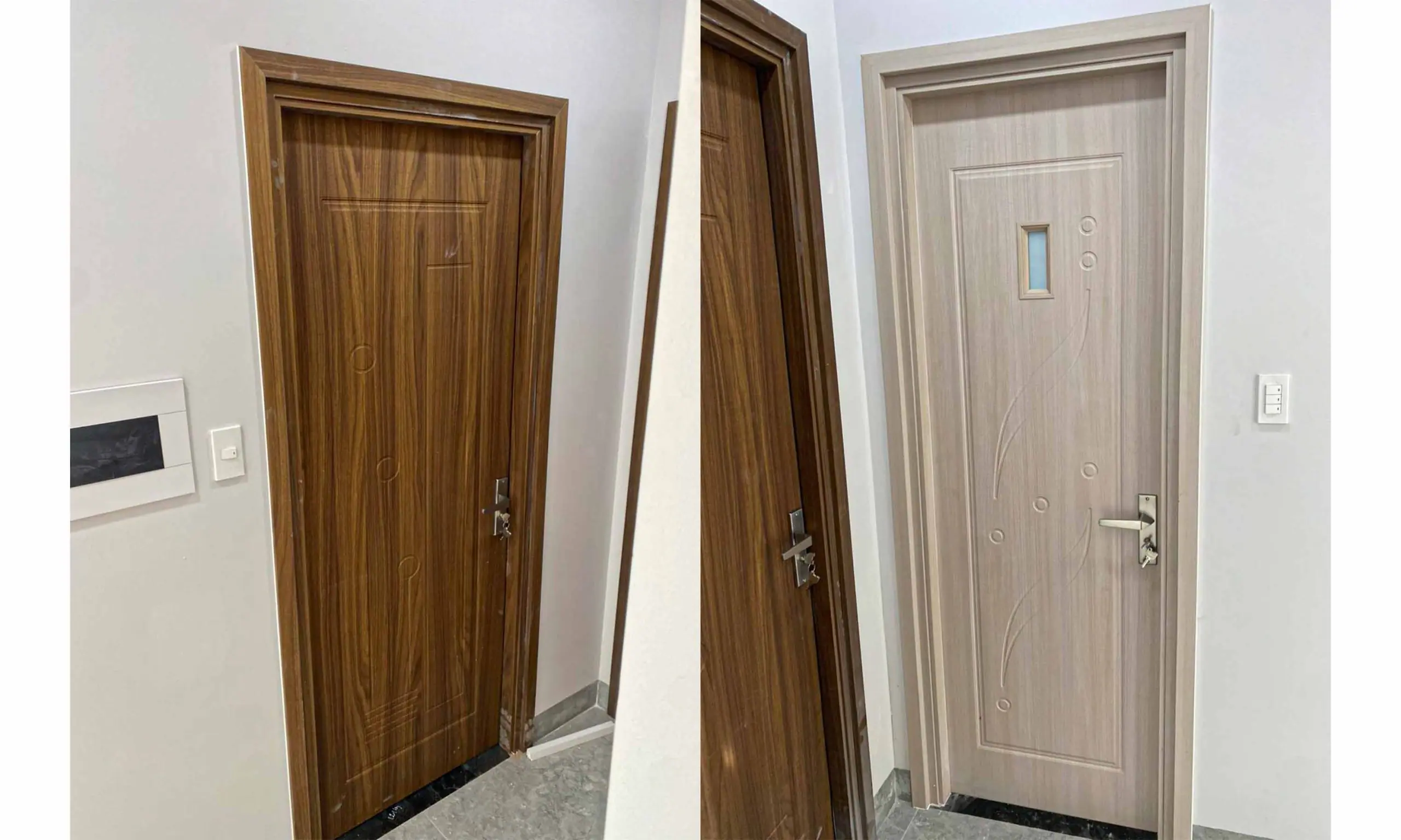 Mẫu Cửa Nhựa Giả Gỗ