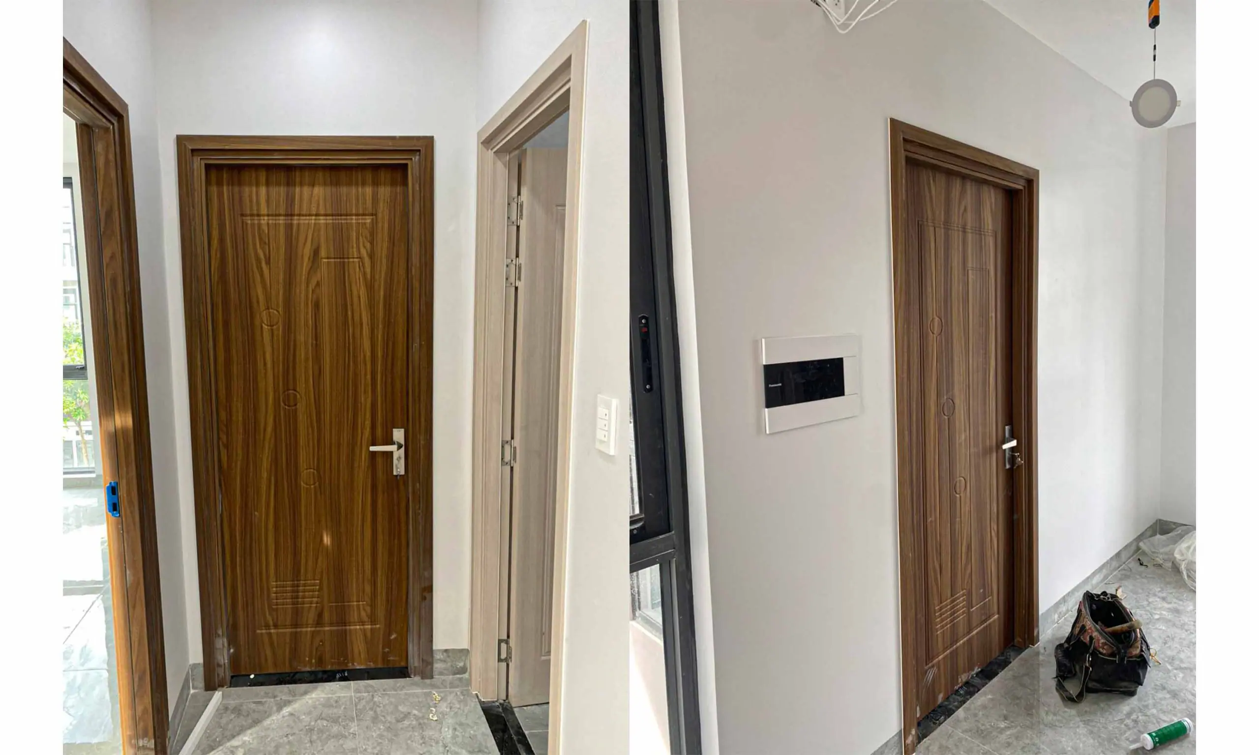 Mẫu Cửa Nhựa Giả Gỗ