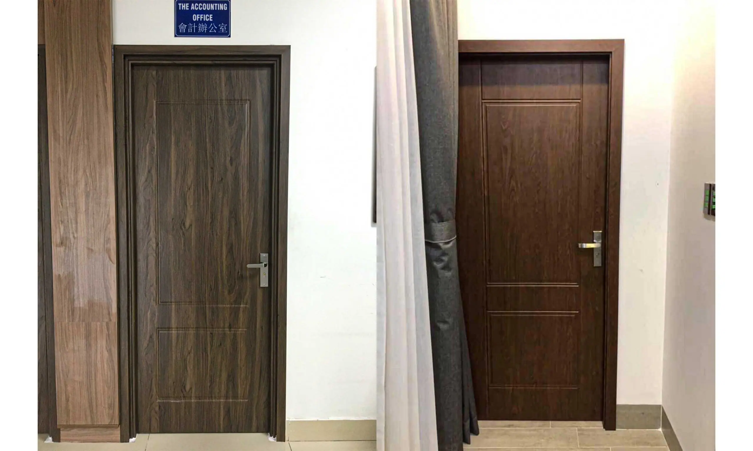 Mẫu Cửa Nhựa Giả Gỗ