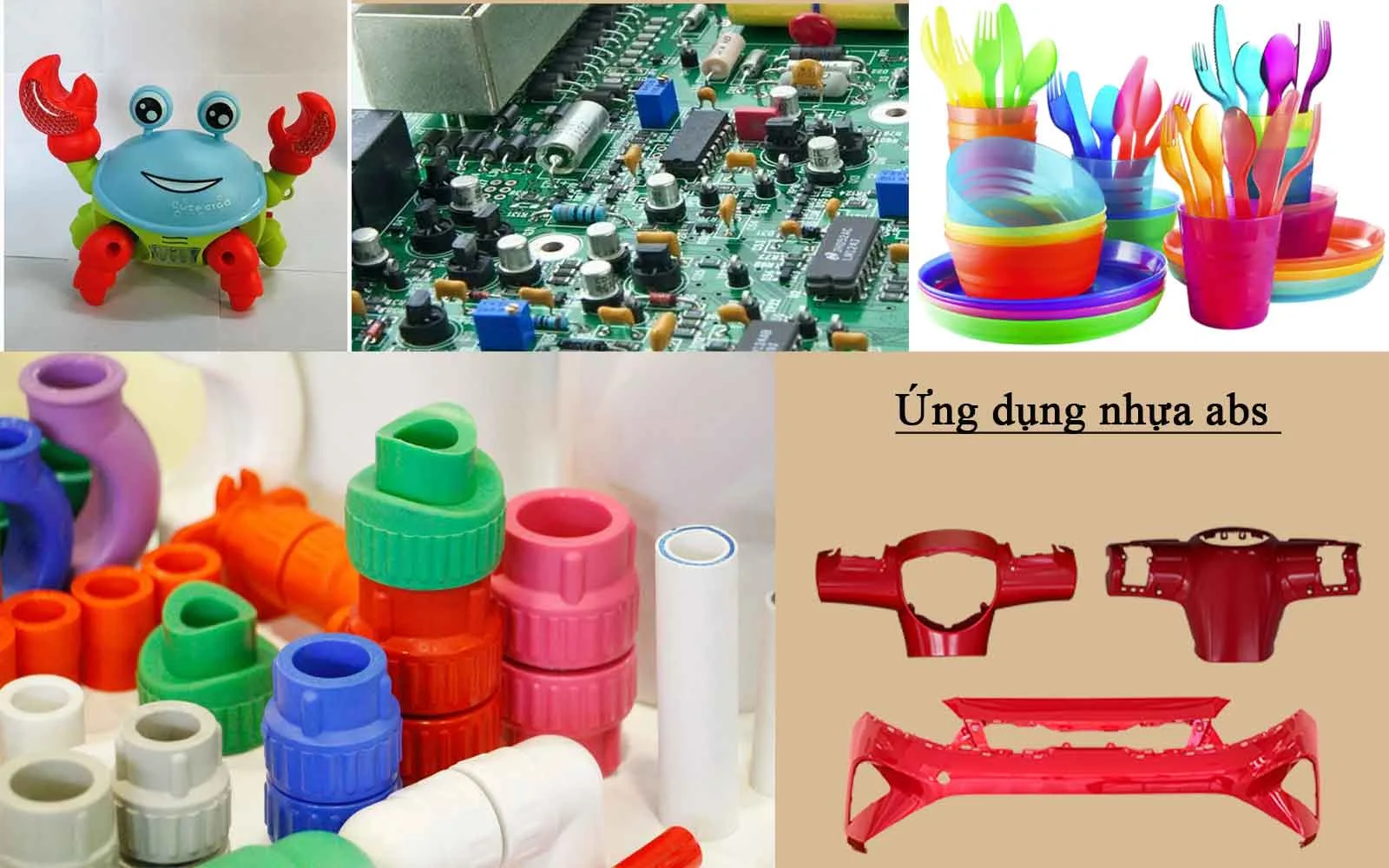 ứng dụng nhựa abs
